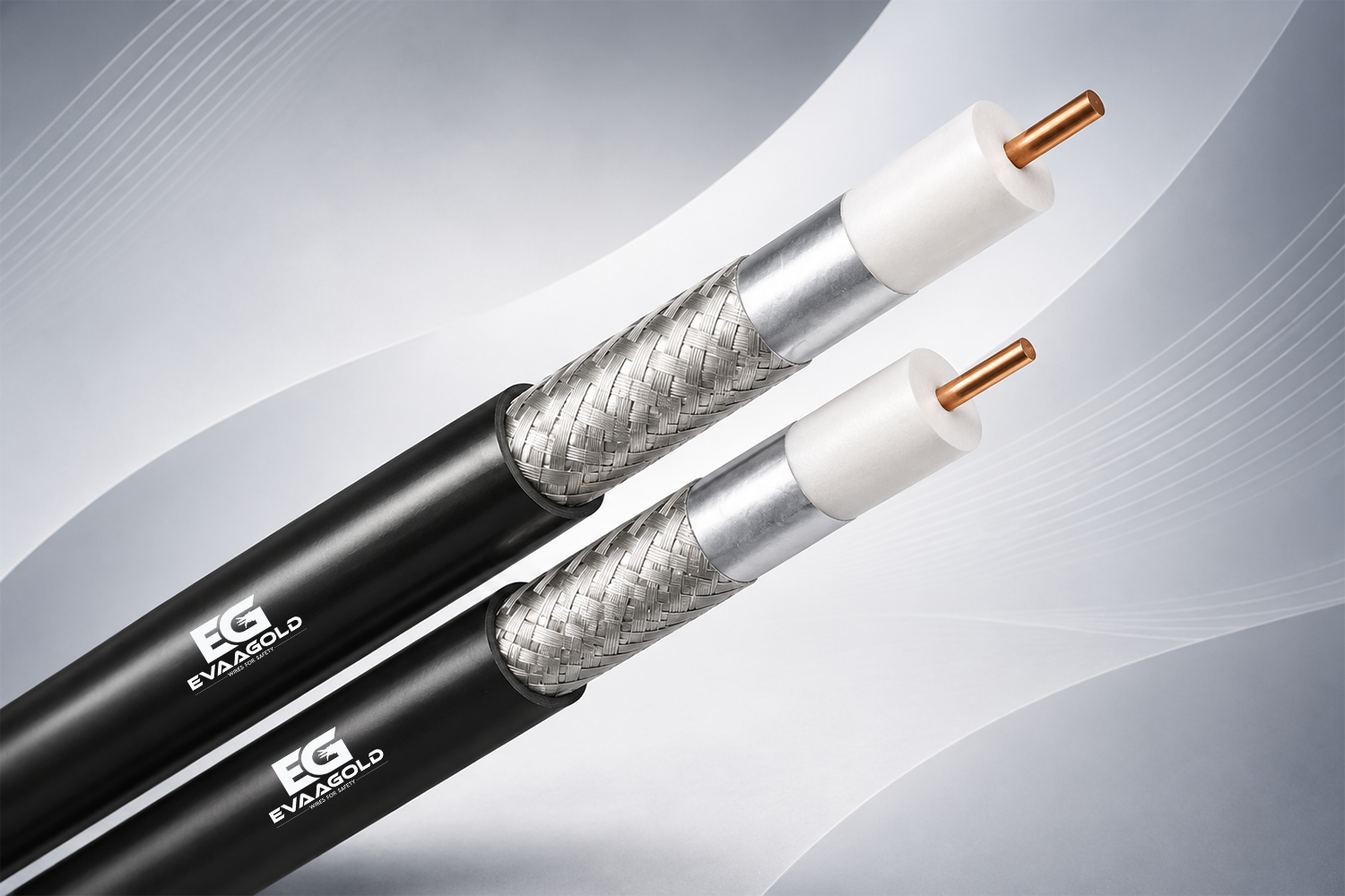 Jelly Flooded Co-Axial Cable (RG 6F / RG 11)